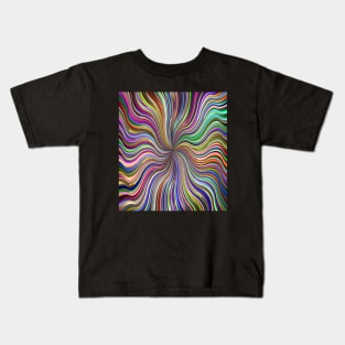 Colorful Line Pattern Kids T-Shirt